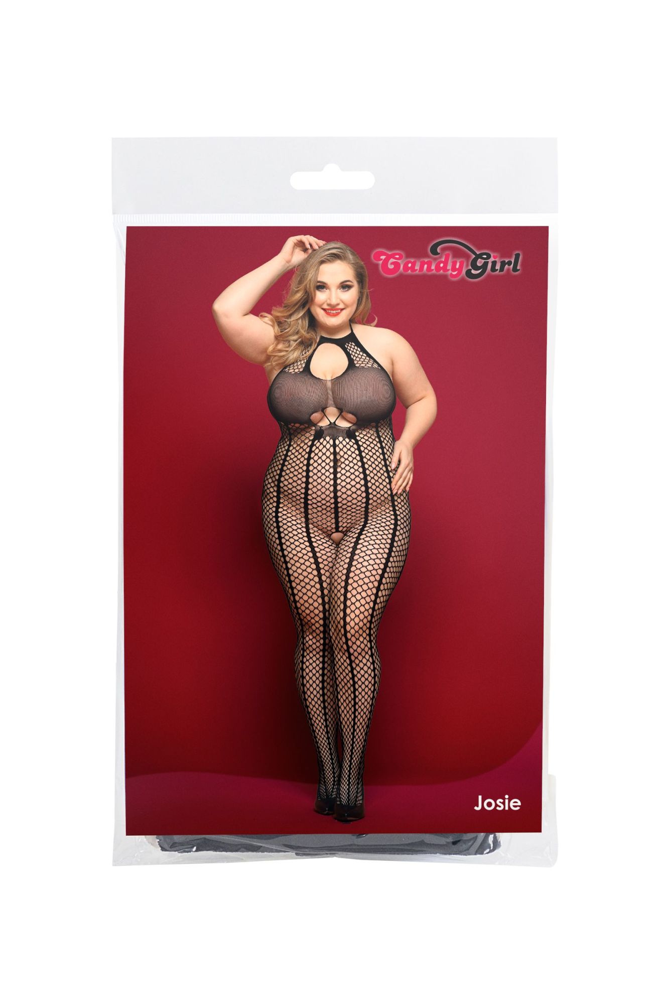 Эротическое костюм-сетка candy girl josie, черный, 2xl в России