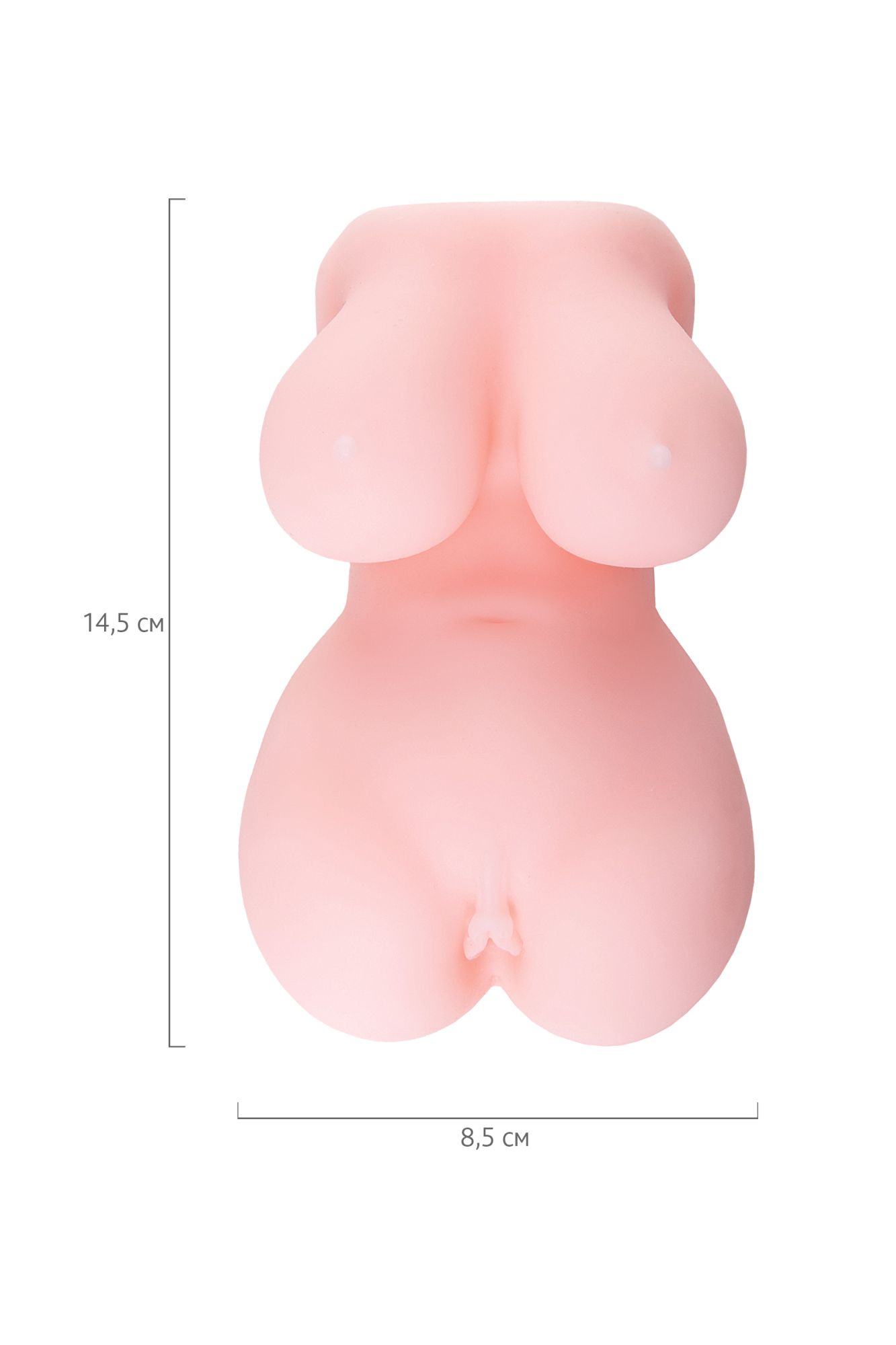мастурбатор реалистичный toyfa juicy pussy babycakes, tpe, телесный, 14,5 см в России