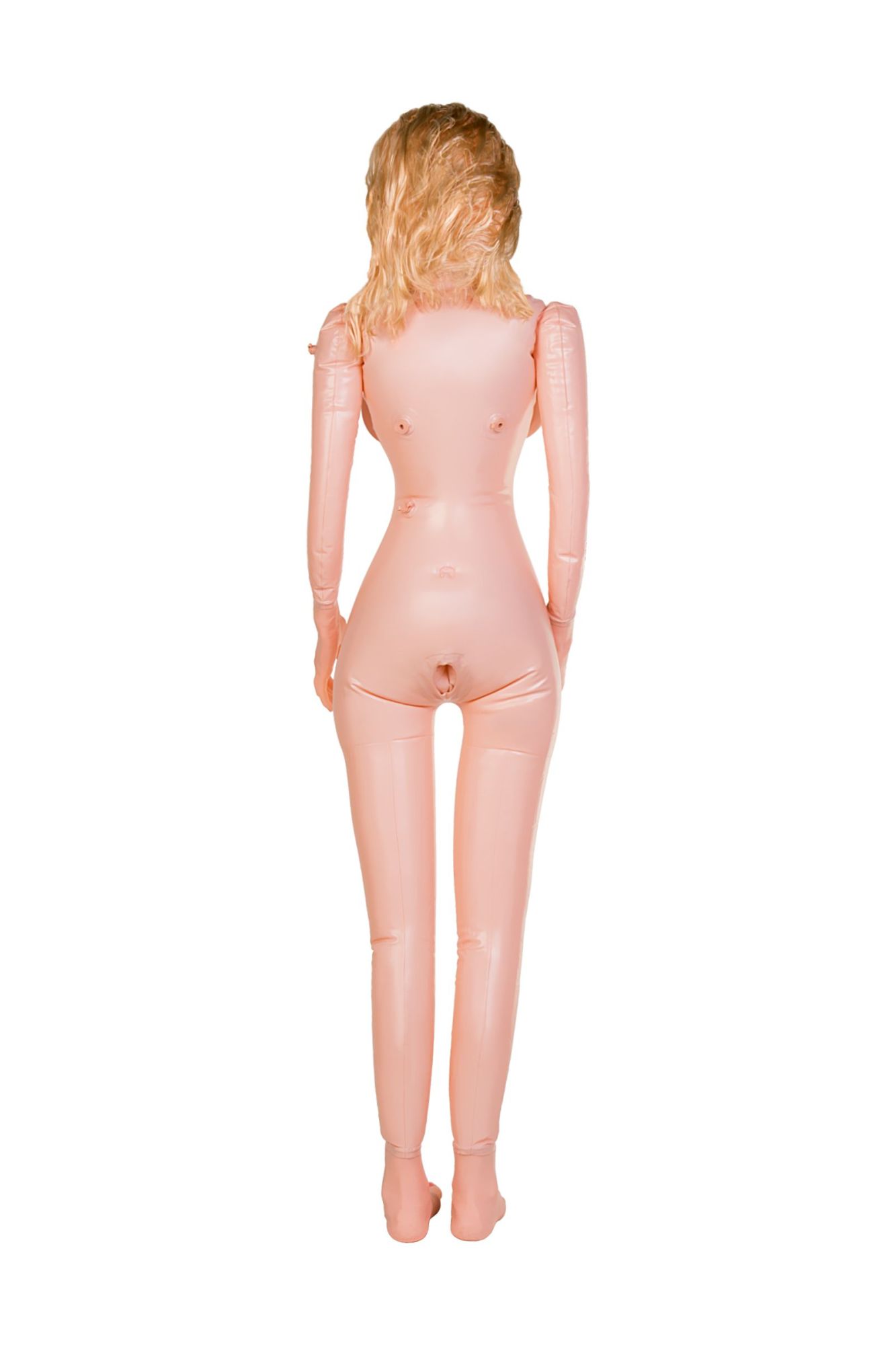 кукла надувная dolls-x by toyfa arianna с реалистичной головой, блондинка, с двумя отверстиями в России