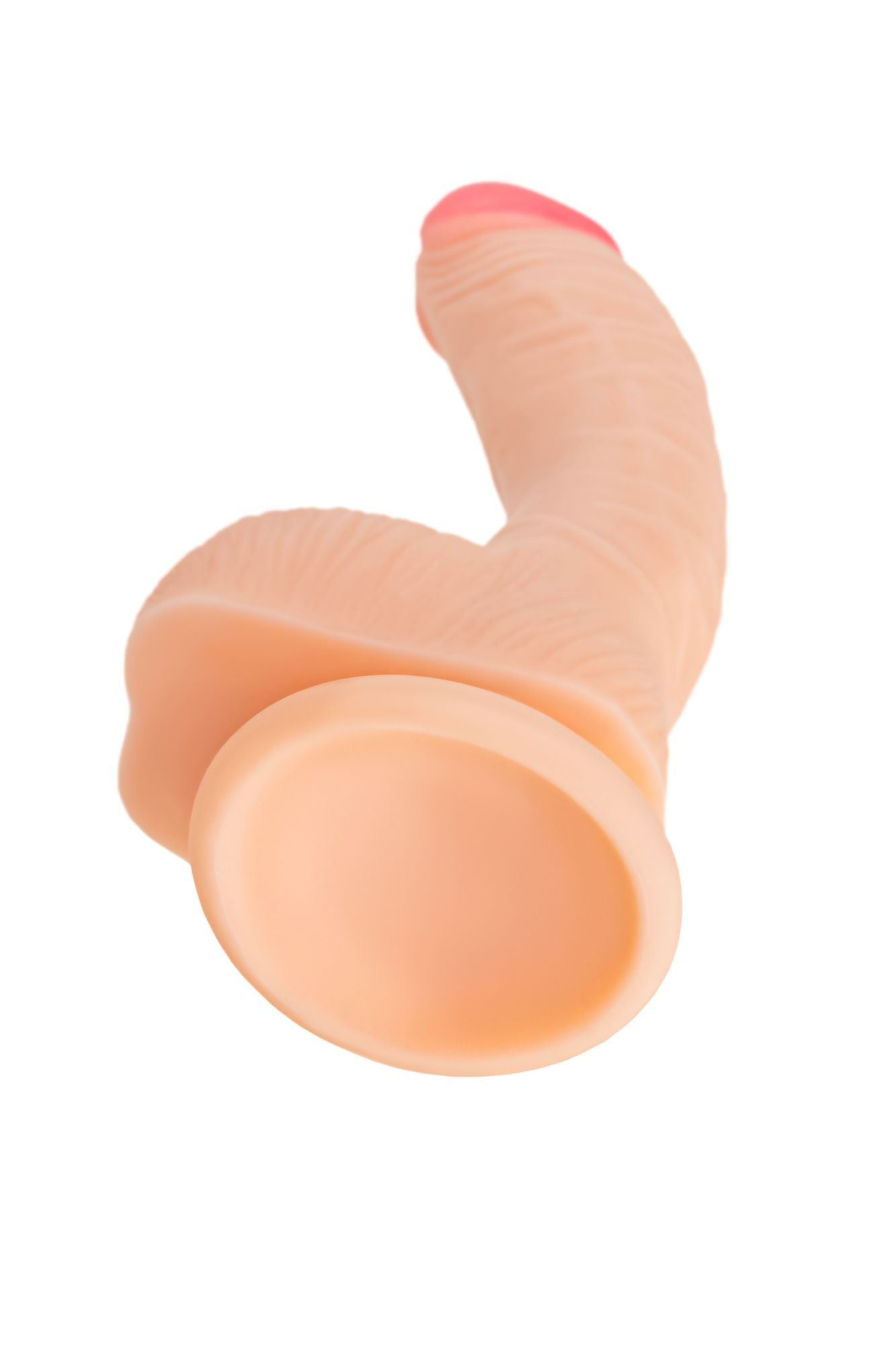 реалистичный фаллоимитатор realstick nude nash, pvc, телесный, 18 см в России
