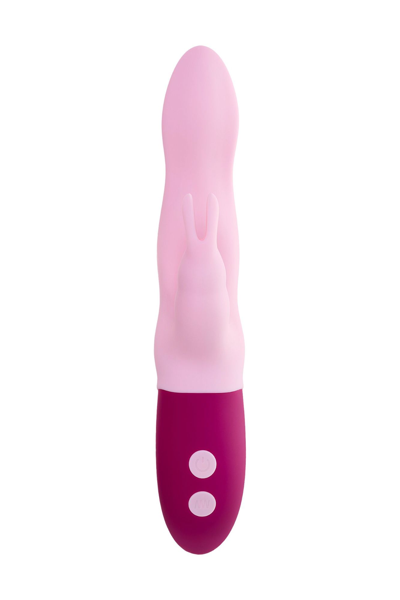 нереалистичный вибратор love to love hello rabbit, силикон, розовый, 24,5 см. в России