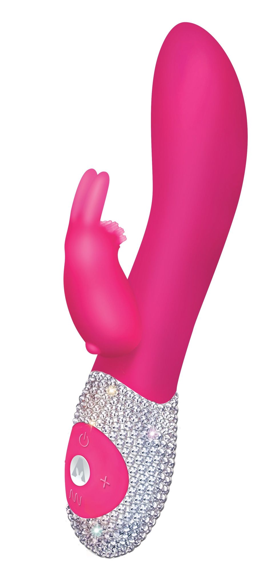 вибратор the rabbit company classic crystal, розовый в России