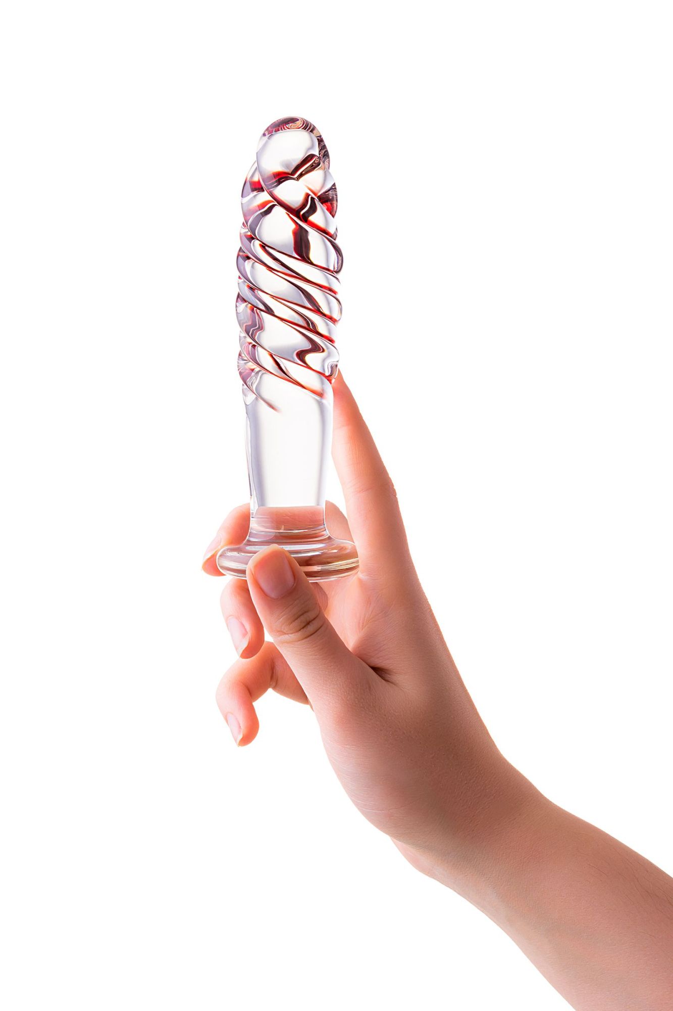 анальная втулка sexus glass, стекло, прозрачная, 15,5 см, ø 3,5 см в России