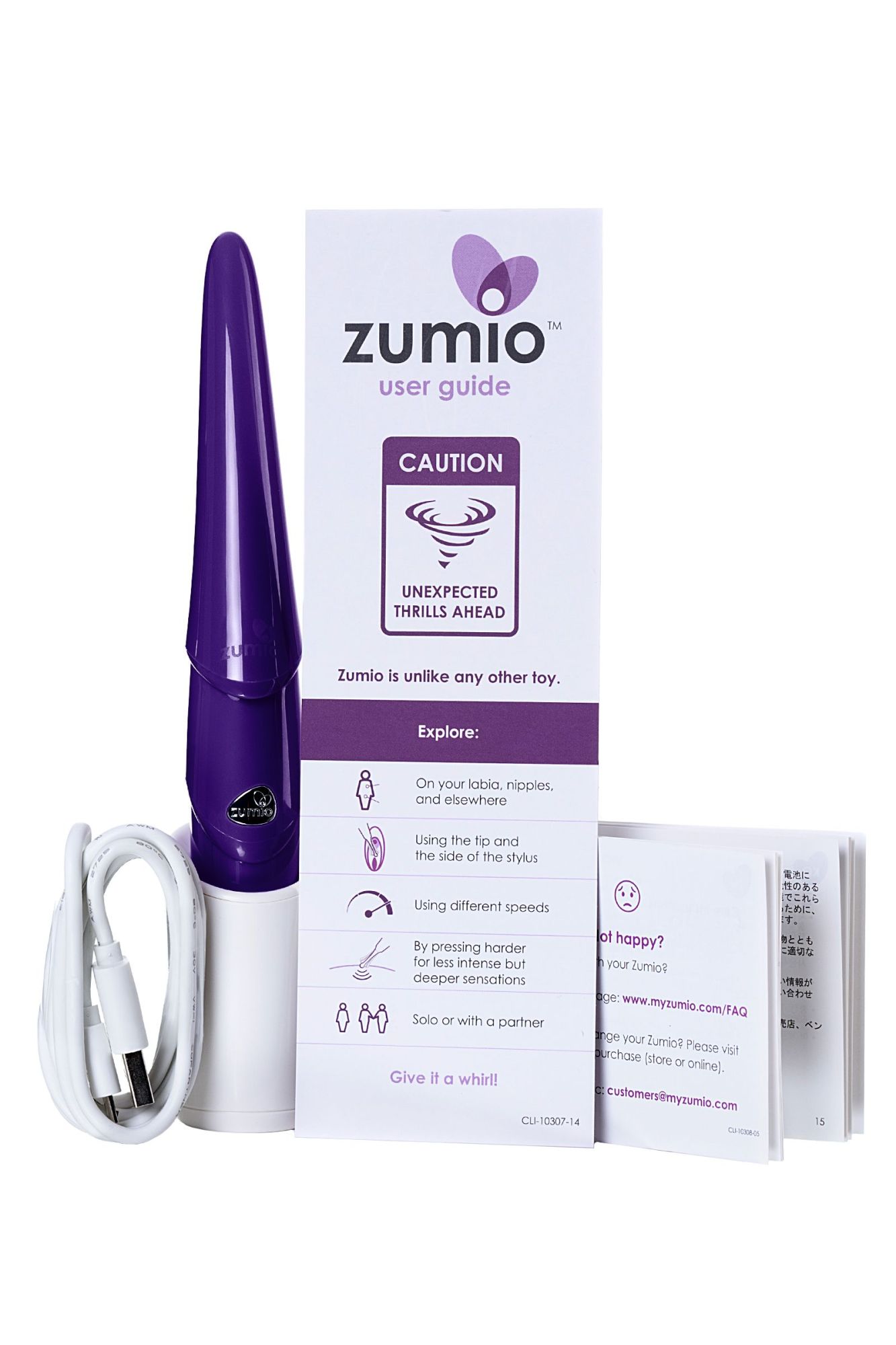 стимулятор клитора с ротацией zumio x,фиолетовый,abs пластик, 18 см в России