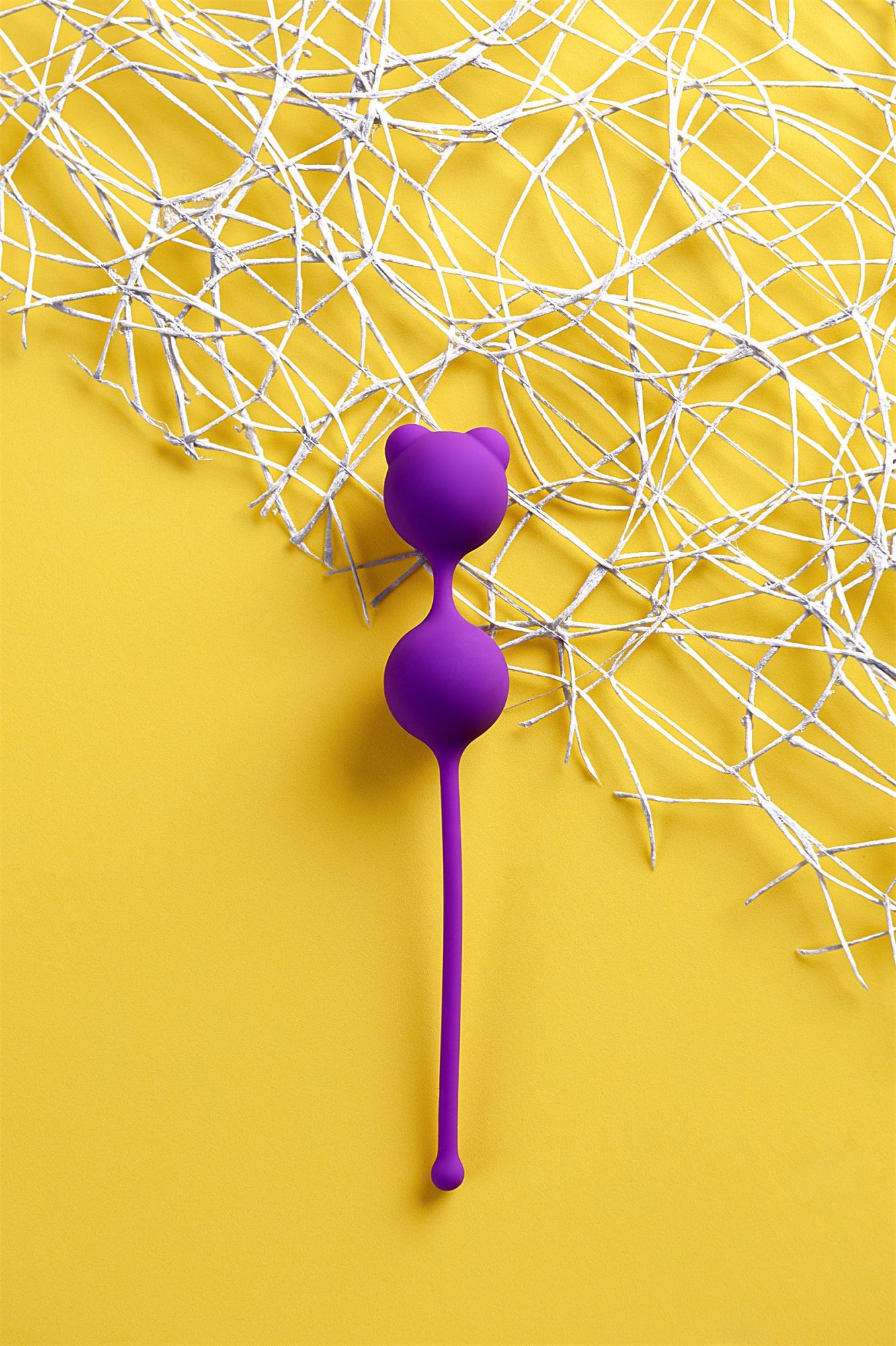 вагинальные шарики a-toys by toyfa meeko, силикон, фиолетовые, 16,4 см, ø 2,7 см в России
