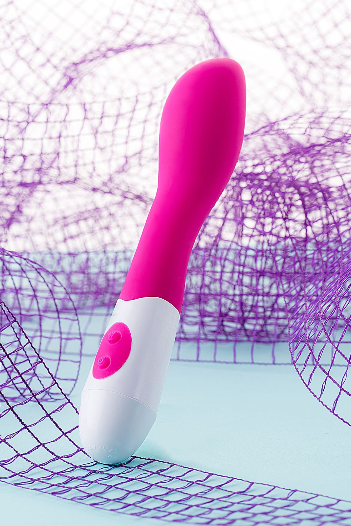 нереалистичный вибратор toyfa  a-toys mika, силикон, розовый, 19,8 см в России