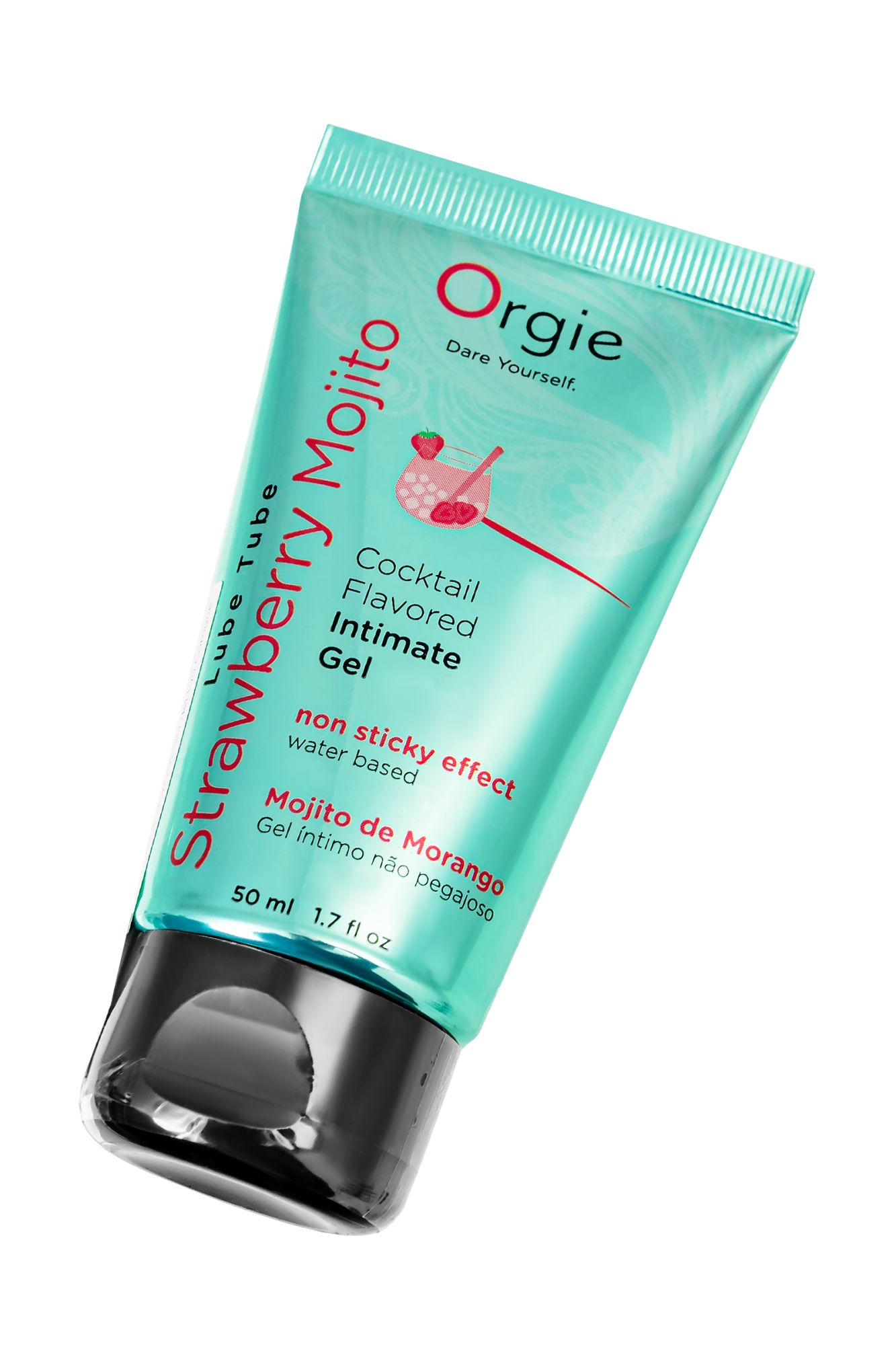 интимный гель orgie lube tube на водной основе, со вкусом клубничного мохито, 50 мл в России