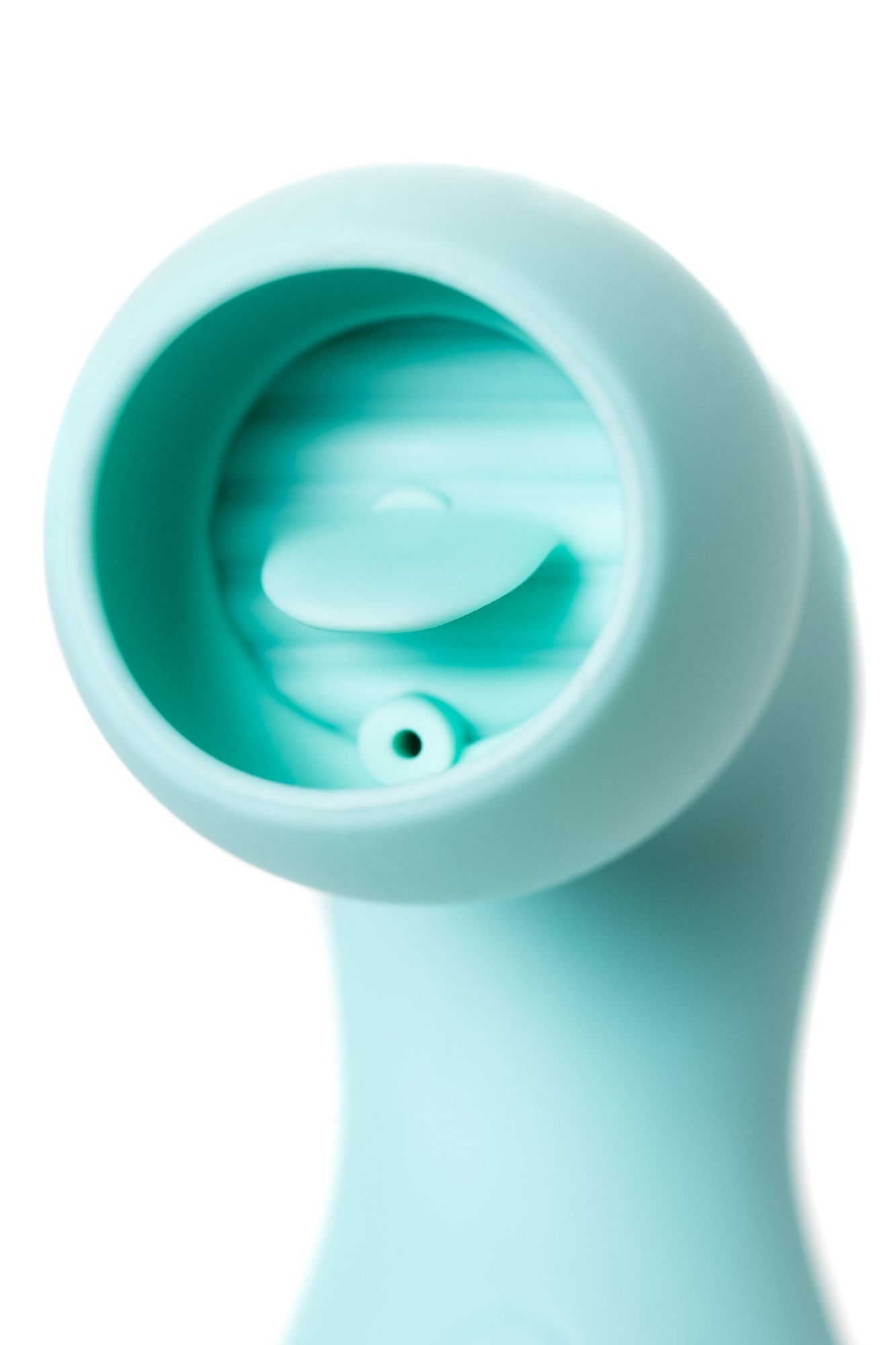 вакуумный стимулятор клитора с язычком jos dingo, силикон, мятный, 9,5 см в России