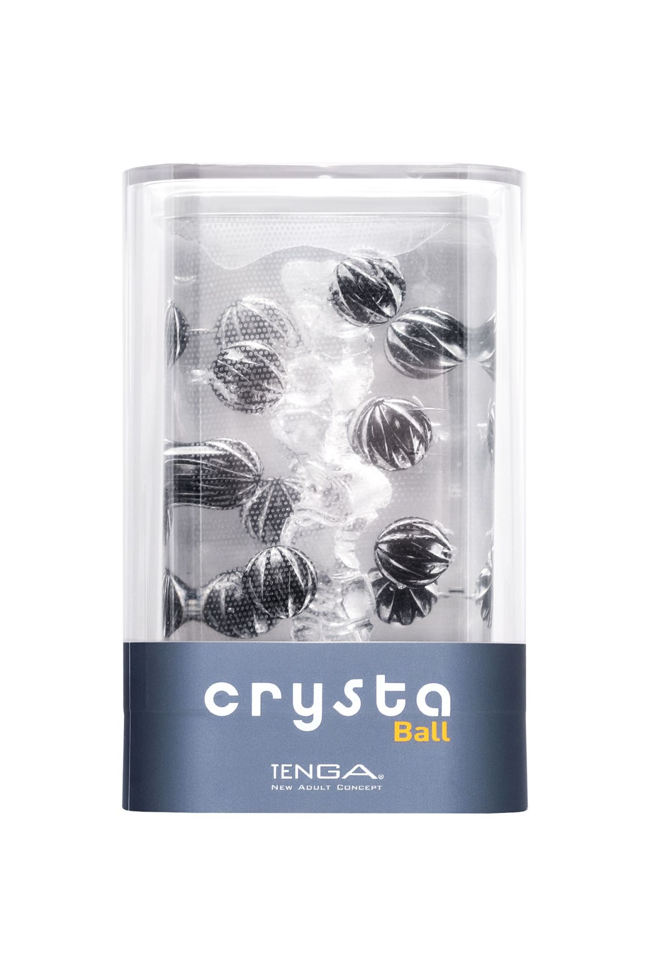 нереалистичный мастурбатор tenga crysta ball, tpe, прозрачный, 15,5 см в России