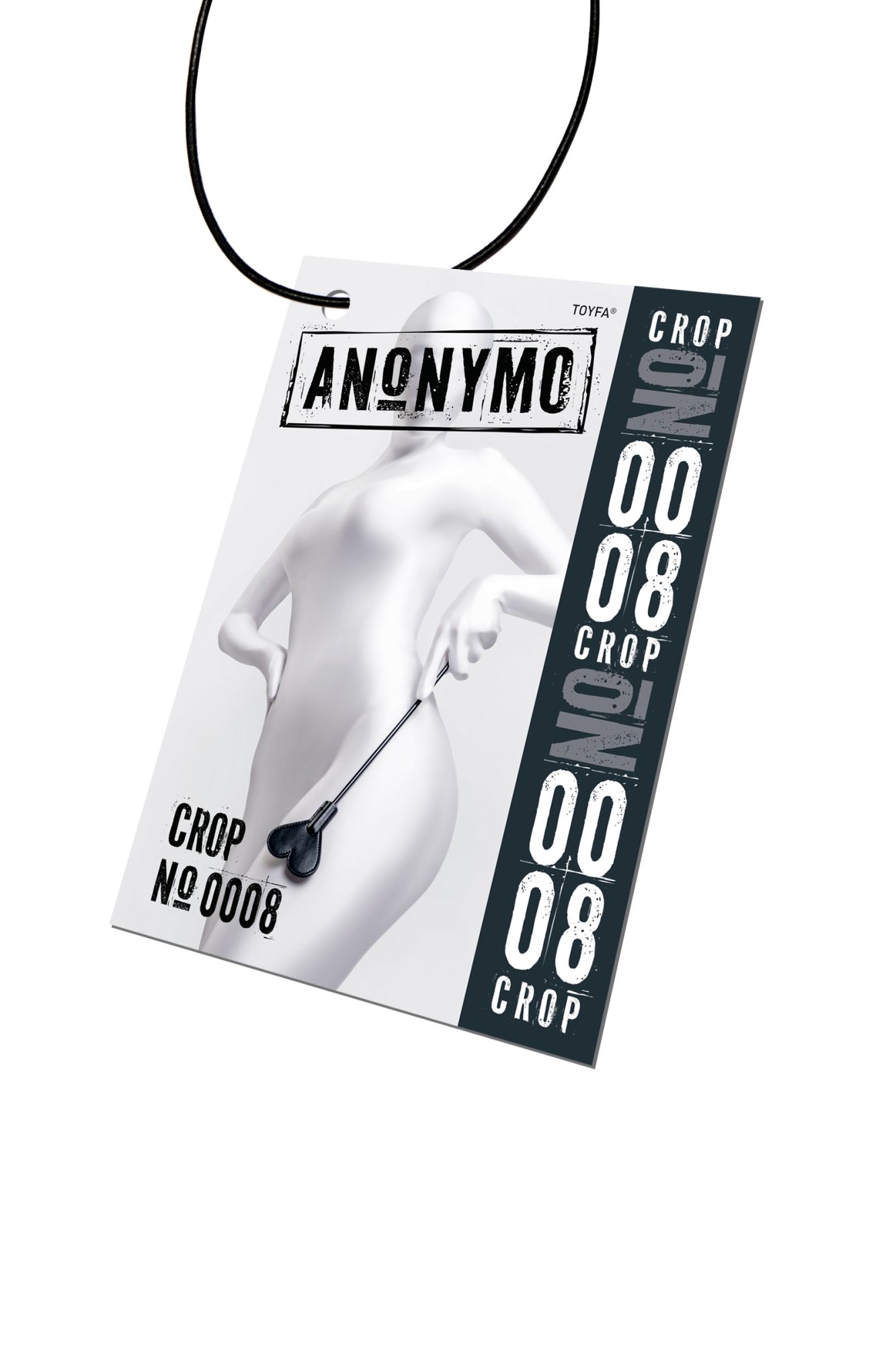 стек anonymo #0008, pu кожа, черный, 35 см в России