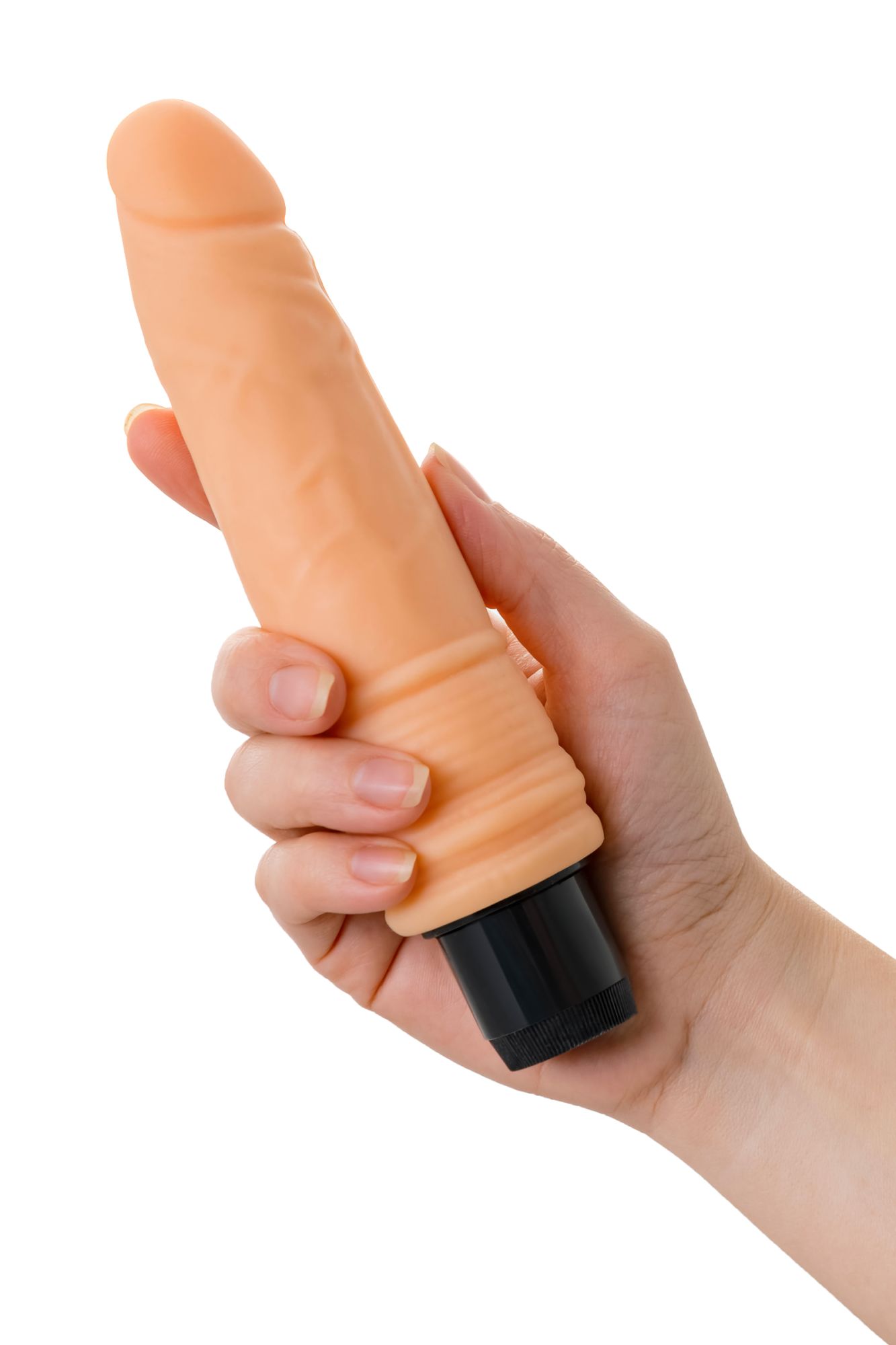 реалистичный вибратор a-toys by toyfa frem, tpe, телесный, 19 см в России