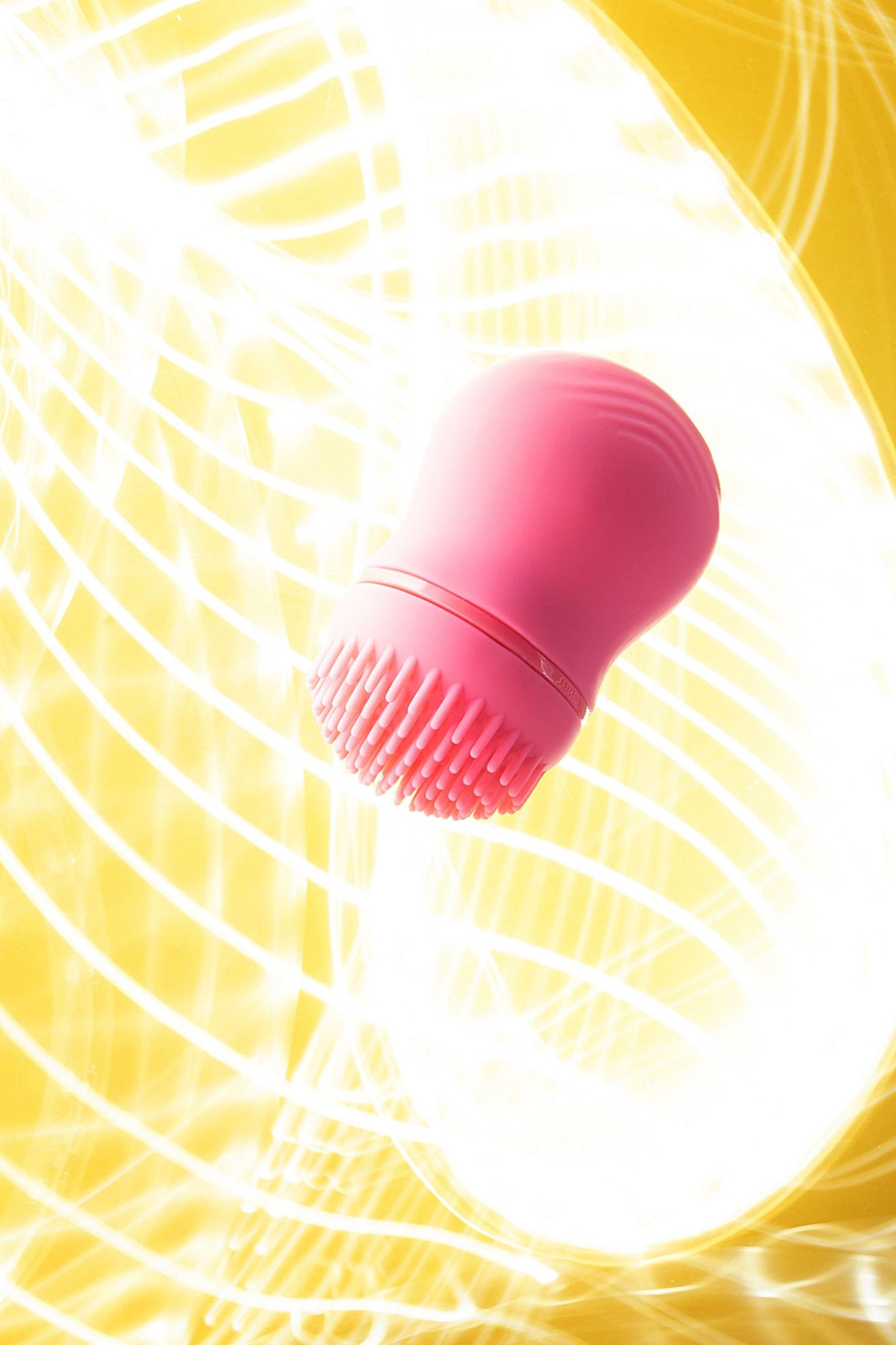 стимулятор клитора ppp curu-curu brush roter, abs-пластик, розовый, 5,5 см в России