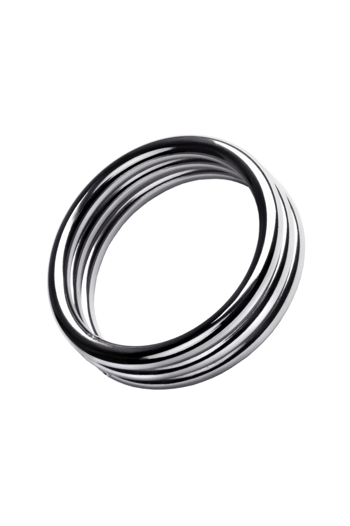 эрекционное кольцо на пенис toyfa metal, серебряное, ø 4,3 см в России
