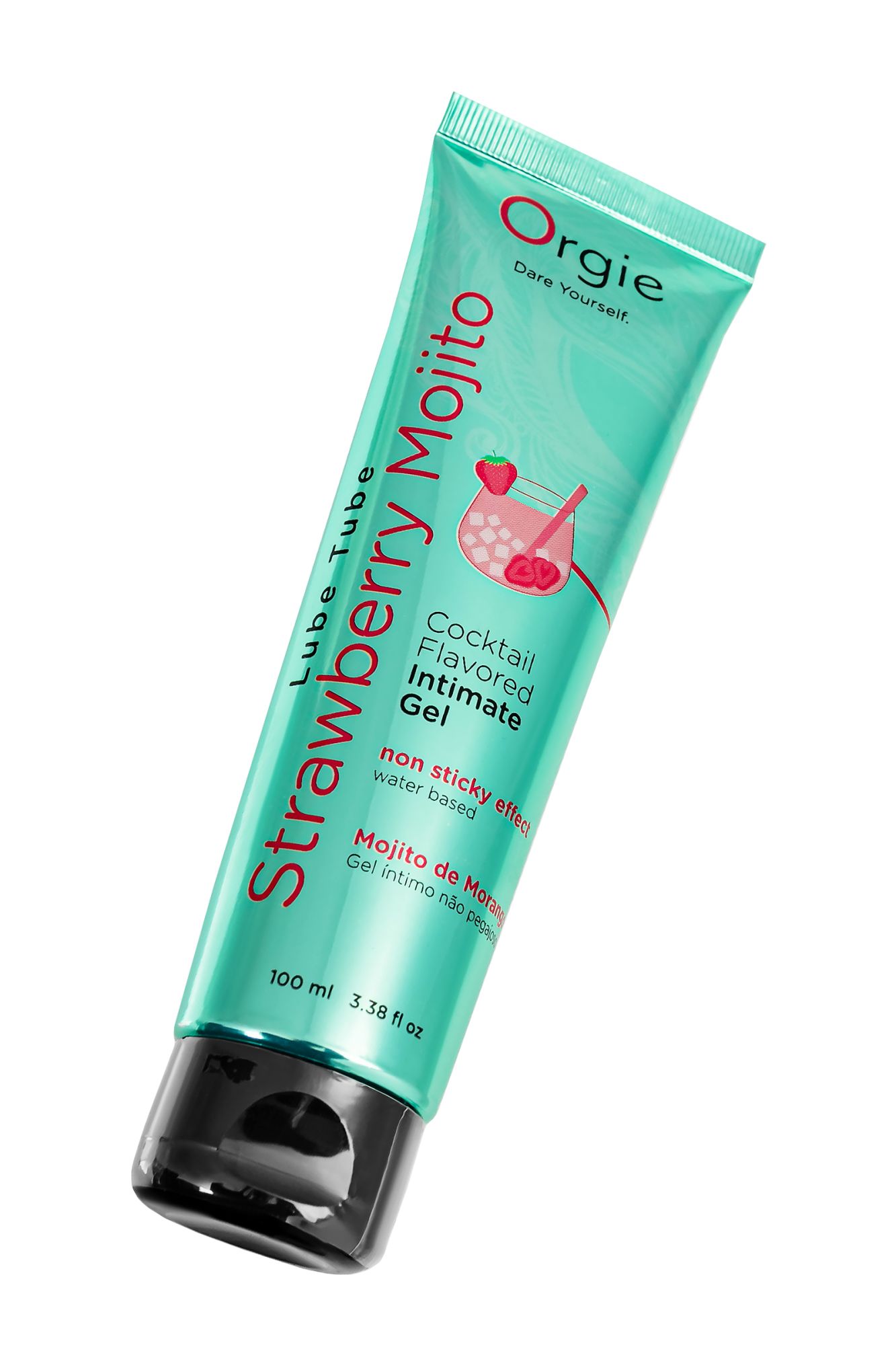 интимный гель orgie lube tube на водной основе, со вкусом клубничного мохито,100 мл в России
