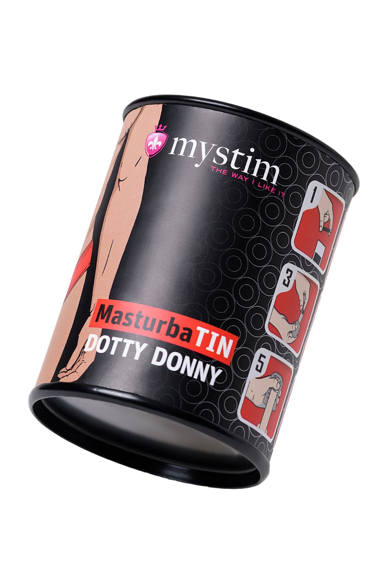 мастурбатор masturbatin dotty donny, tpe, белый, 4,5 см в России