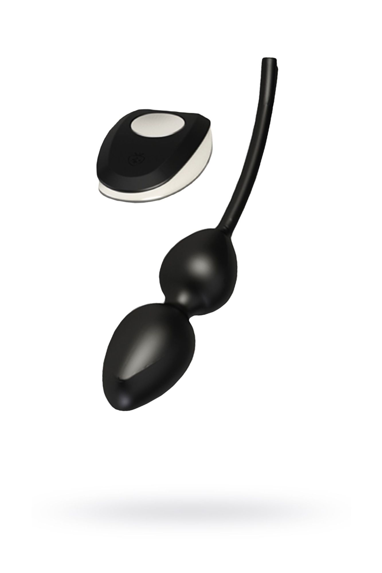 вагинальные шарики mystim jane untamed geisha balls vibe, с вибрацией, силикон, черные в России