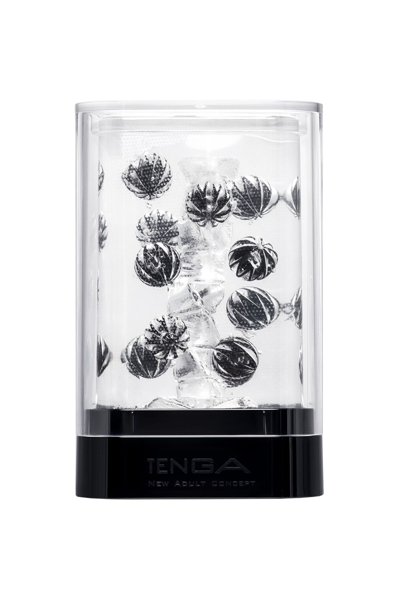 нереалистичный мастурбатор tenga crysta ball, tpe, прозрачный, 15,5 см в России