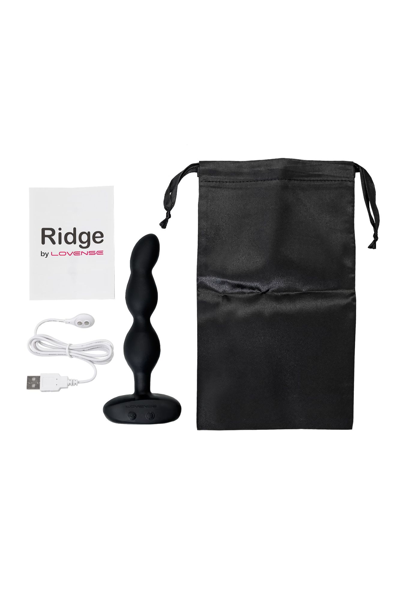 анальный стимулятор lovense ridge,силикон,черный,17,2 см в России