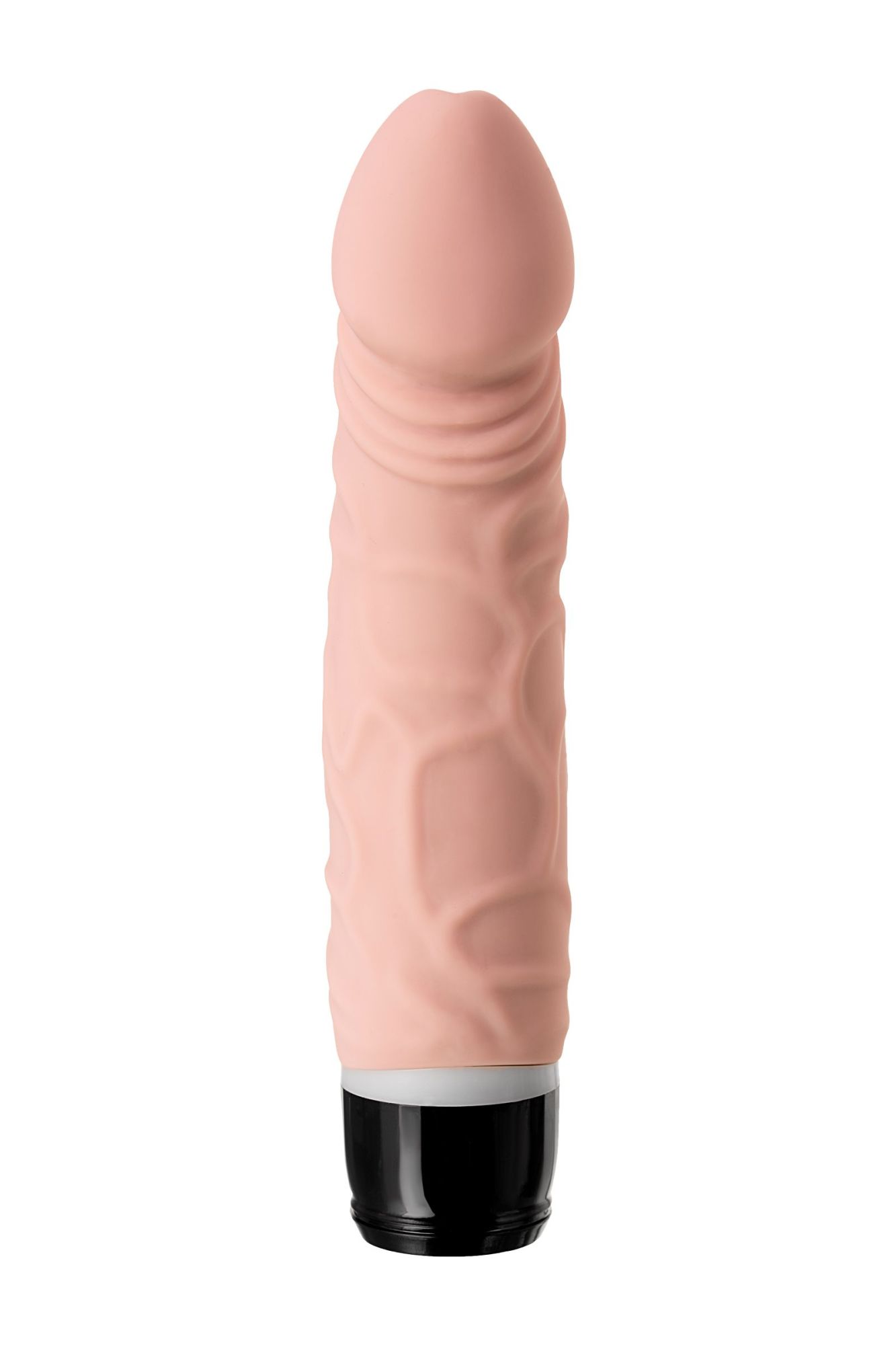 реалистичный вибратор toyfa  a-toys bolv, силикон, телесный, 19,3 см в России
