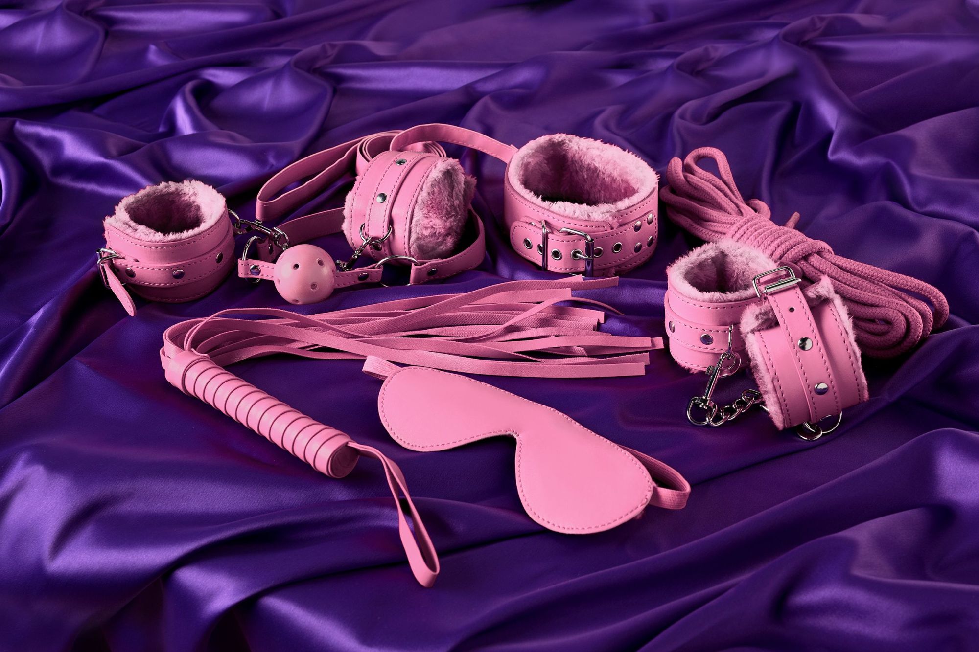 набор для ролевых игр eromantica bdsm nice, розовый в России