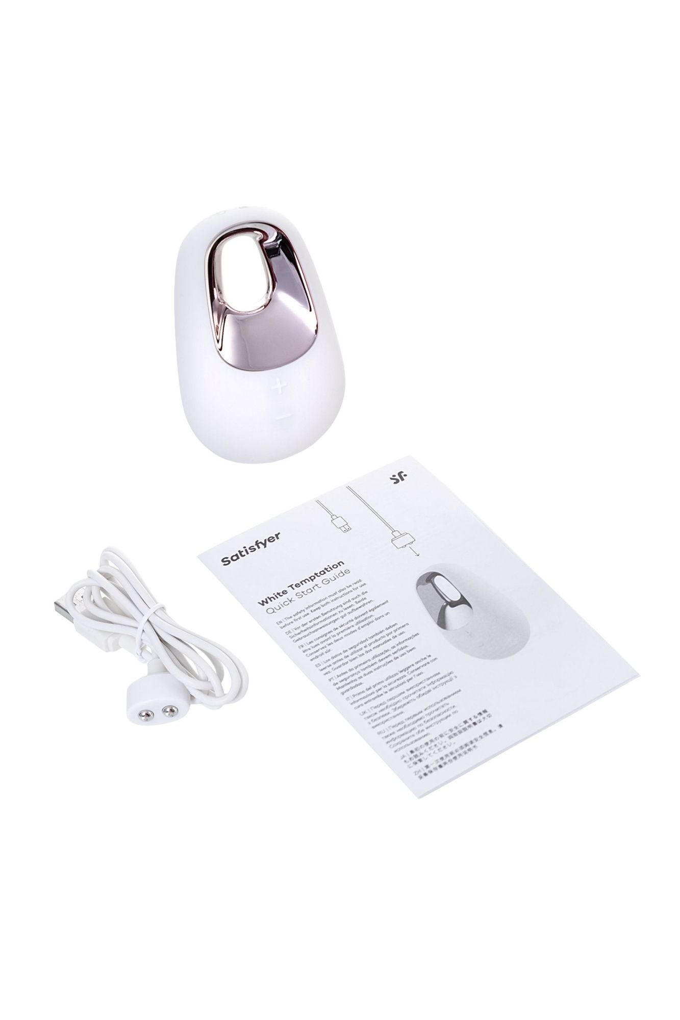 вибромассажер satisfyer layon 5, white temptation, силикон, белый, 9,2 см в России