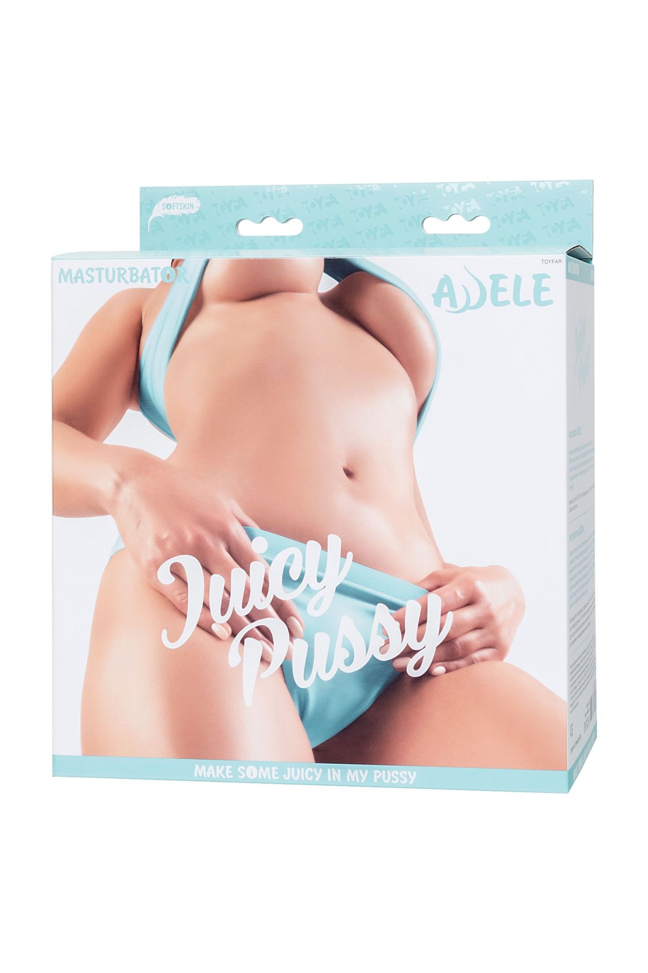 мастурбатор реалистичный toyfa juicy pussy adele, tpe, телесный в России
