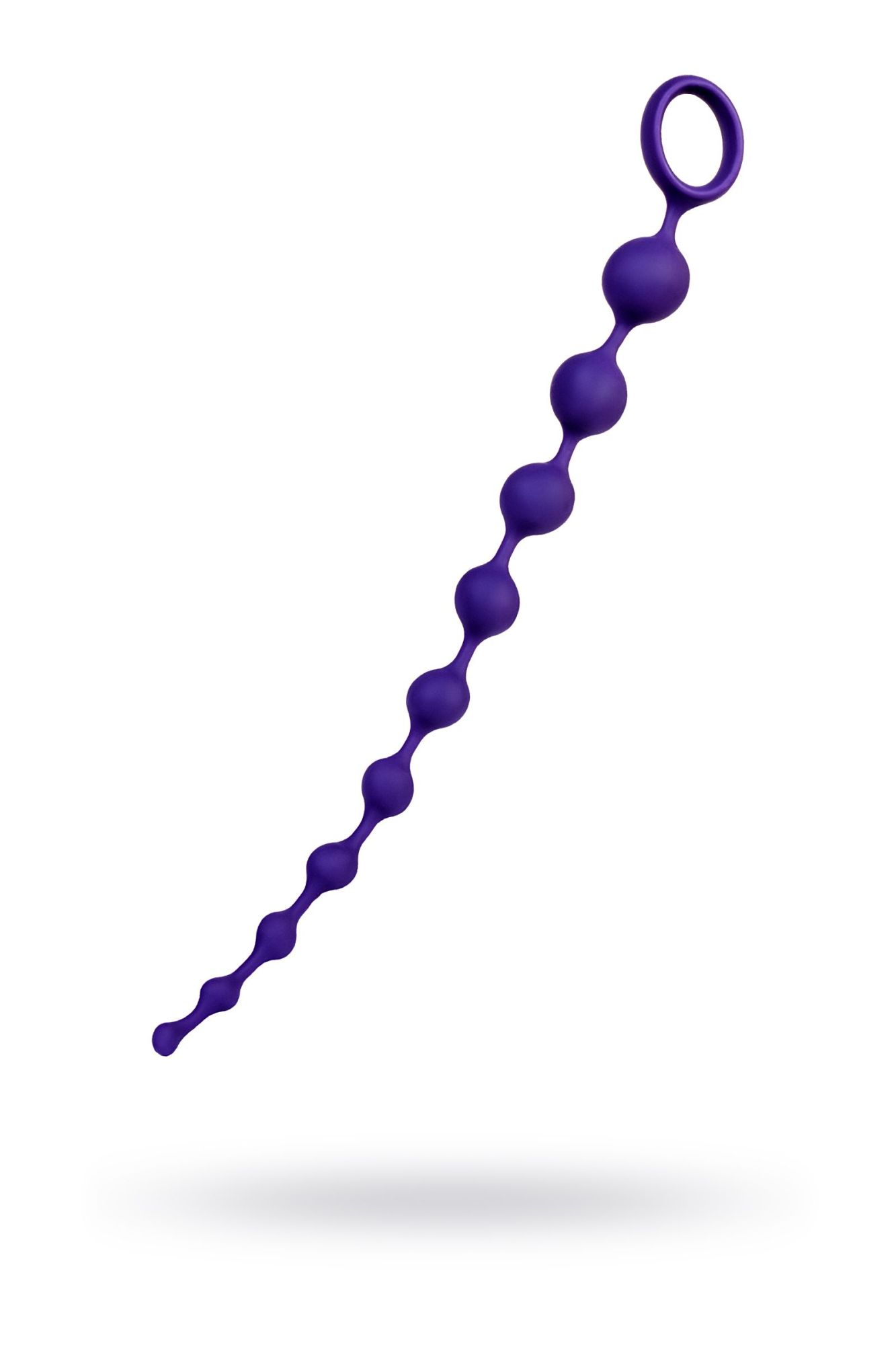 анальная цепочка todo by toyfa grape, силикон, фиолетовая, 35 см, ø 2,7 см в России
