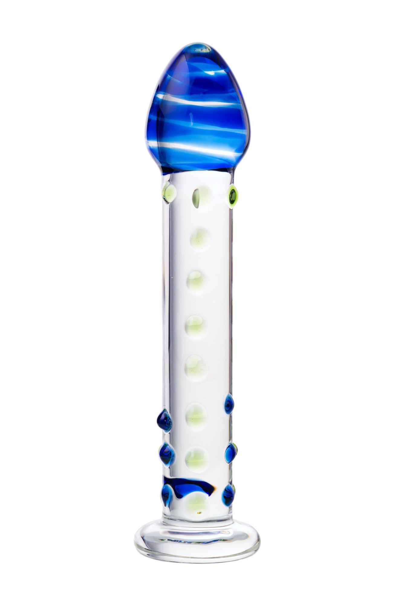 нереалистичный фаллоимитатор sexus glass, стекло, прозрачный, 18 см в России