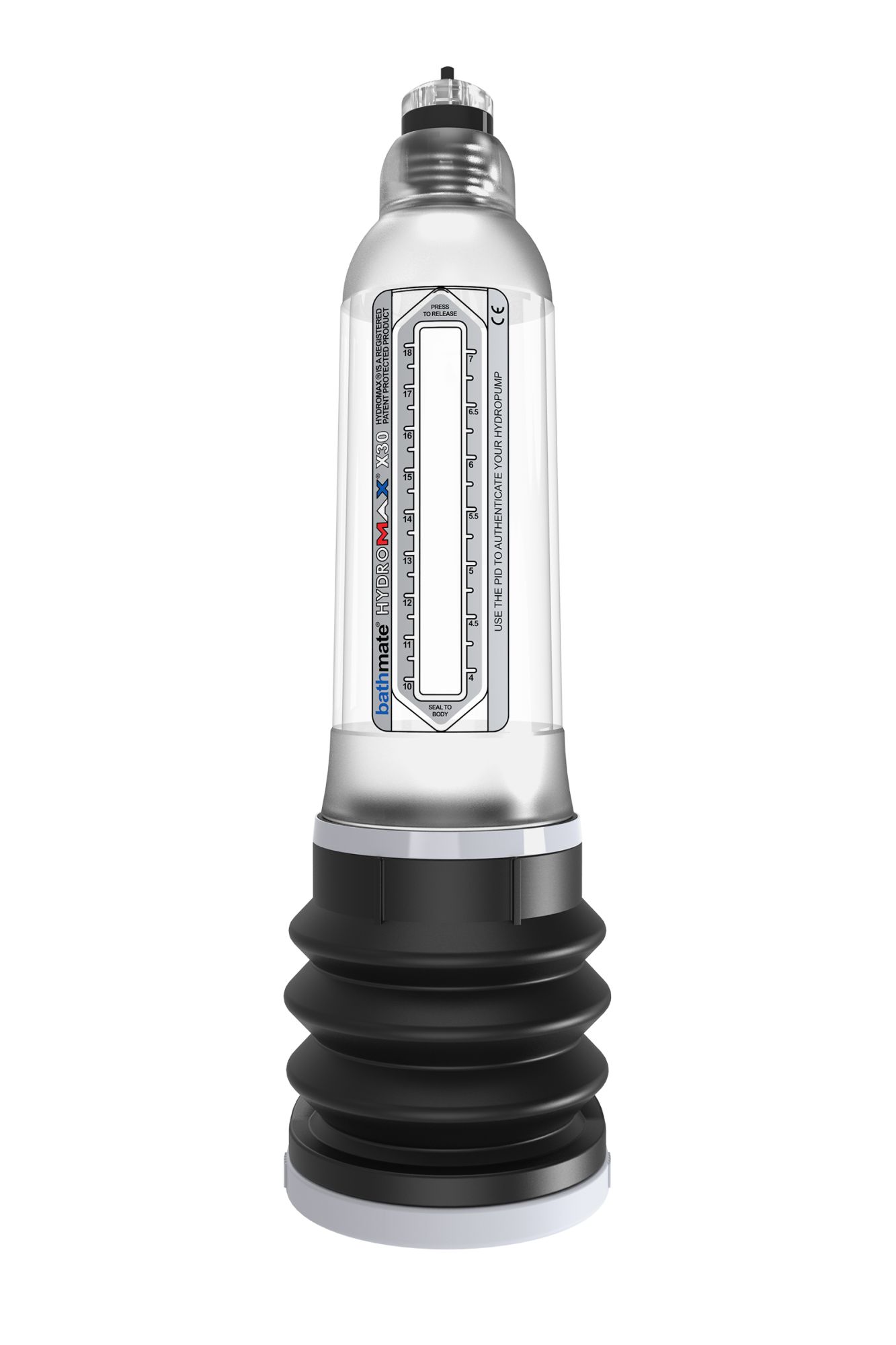гидропомпа bathmate hydromax x30, прозрачная, 30 см в России