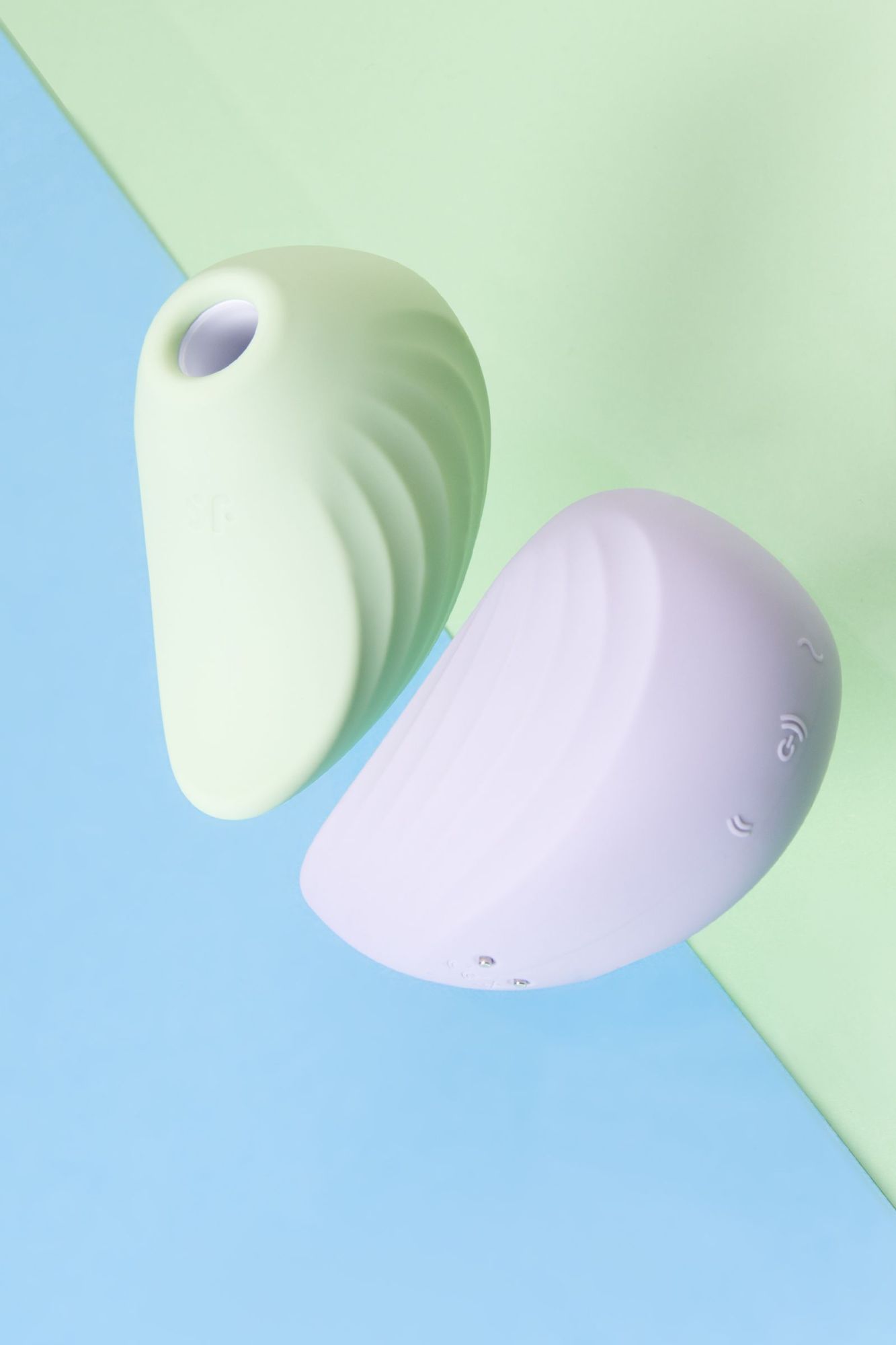 вакуум-волновой бесконтактный стимулятор клитора satisfyer pearl diver, силикон, зеленый, 5 см в России