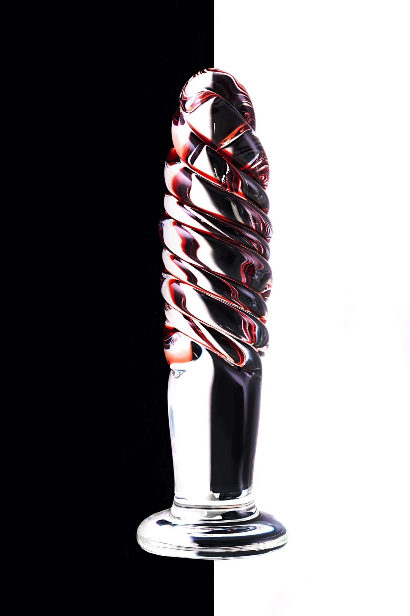 анальная втулка sexus glass, стекло, прозрачная, 15,5 см, ø 3,5 см в России