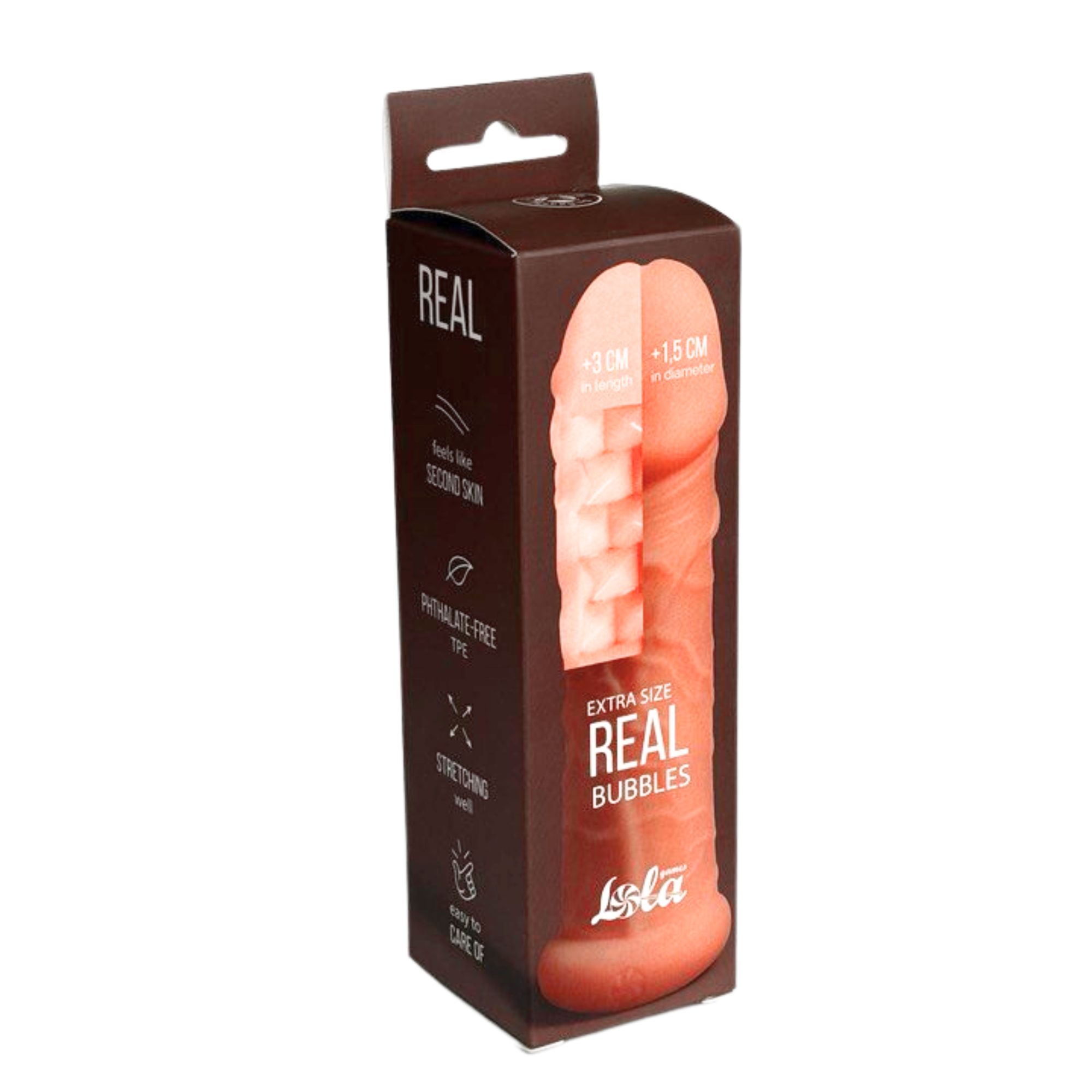 фаллоудлинитель real extra size bubbles 7014-01lola в России