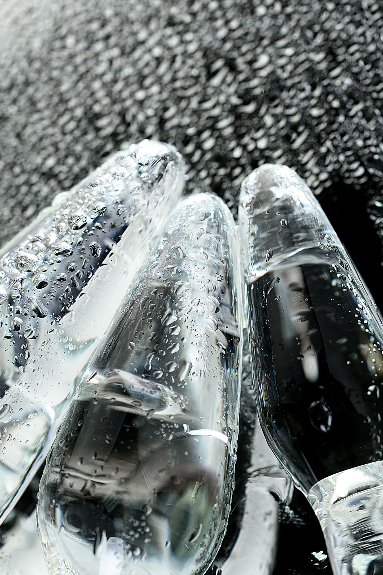 набор анальных втулок sexus glass, стекло, прозрачный, 14/12,5/12 см, ø 4/3,5/3 см в России